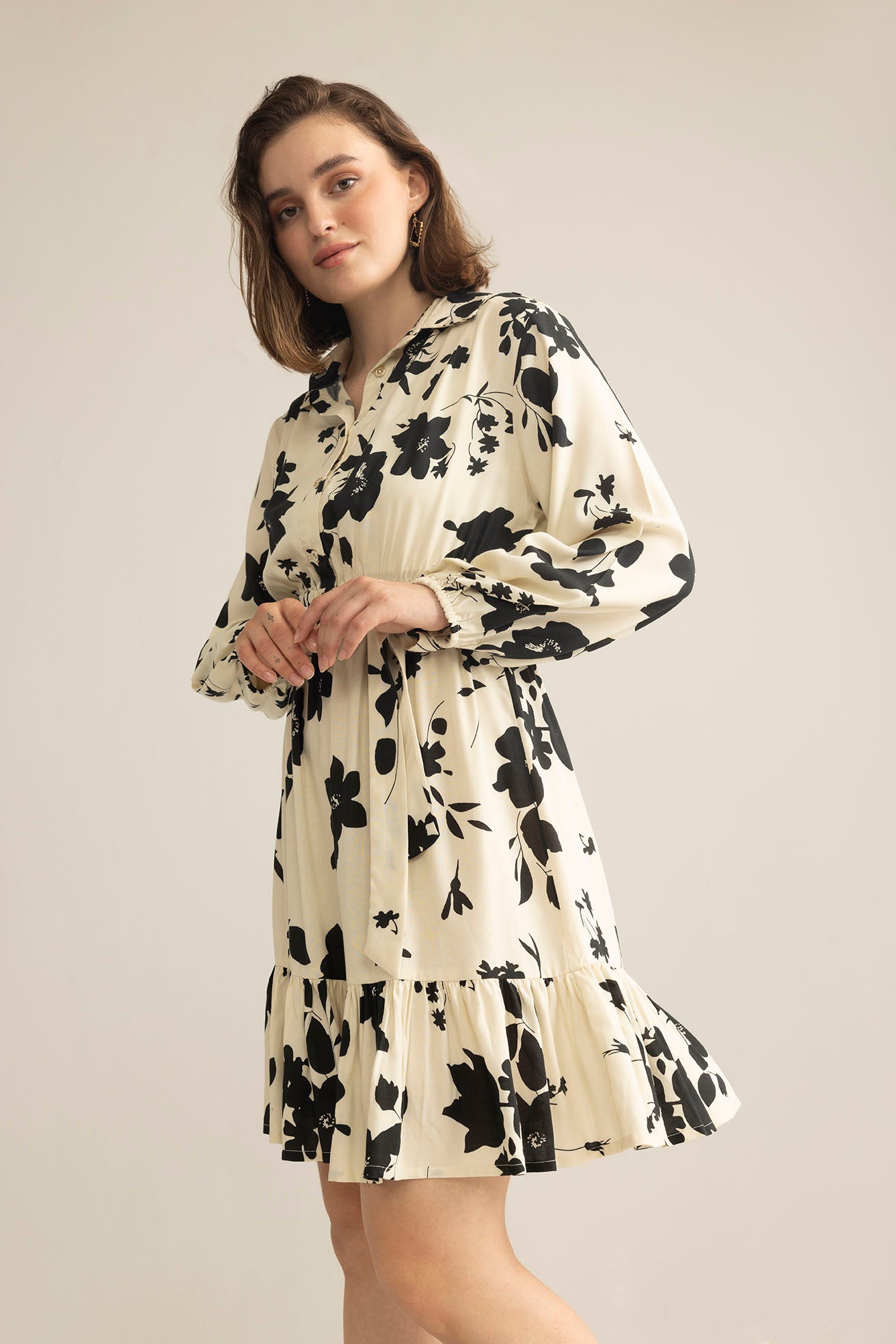 Vow & Vine Midi Dress in Ivory Dusk - Myra USA