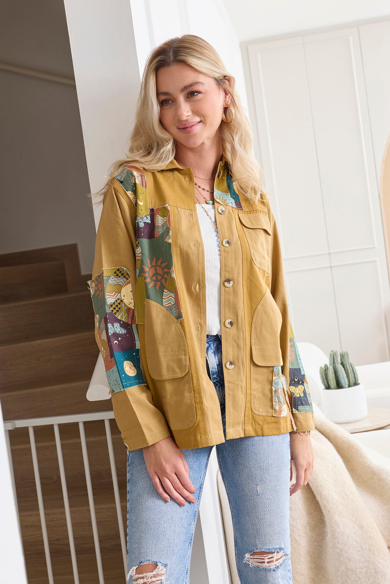 Rancher's Keepsake Shacket in Rodeo Clay - Myra USA