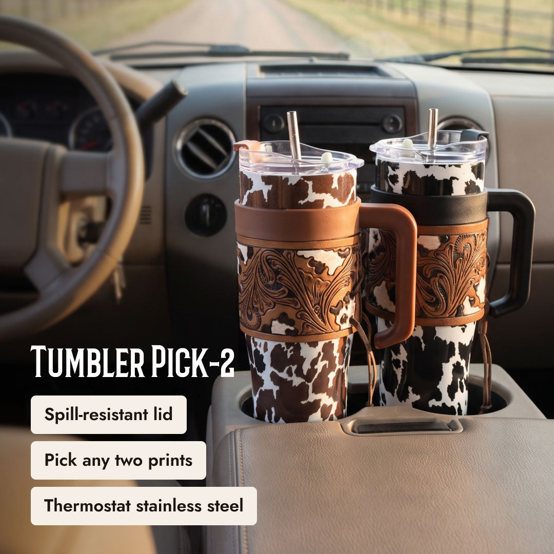 Wide Wyoming Pick-Two Tumblers - Lifestyle
