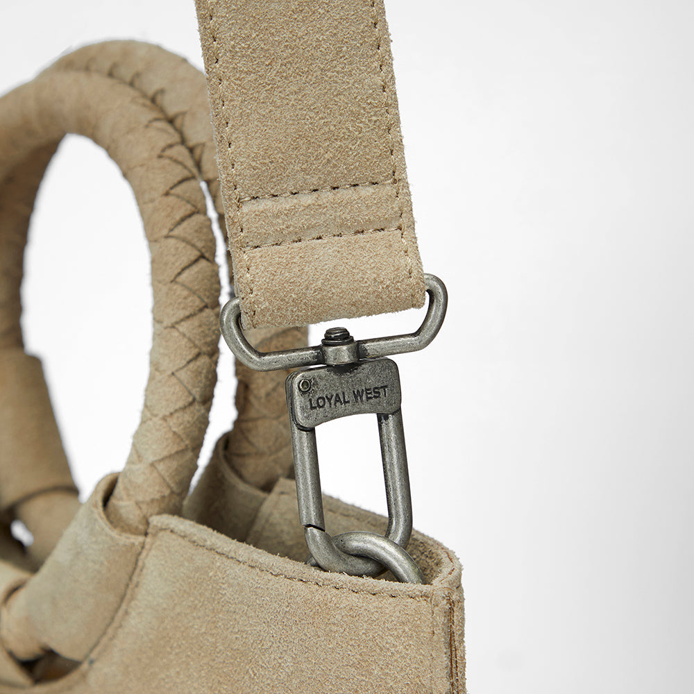 Loyal West SEDONA TASSLE BAG IN SUEDE LEATHER - Myra USA