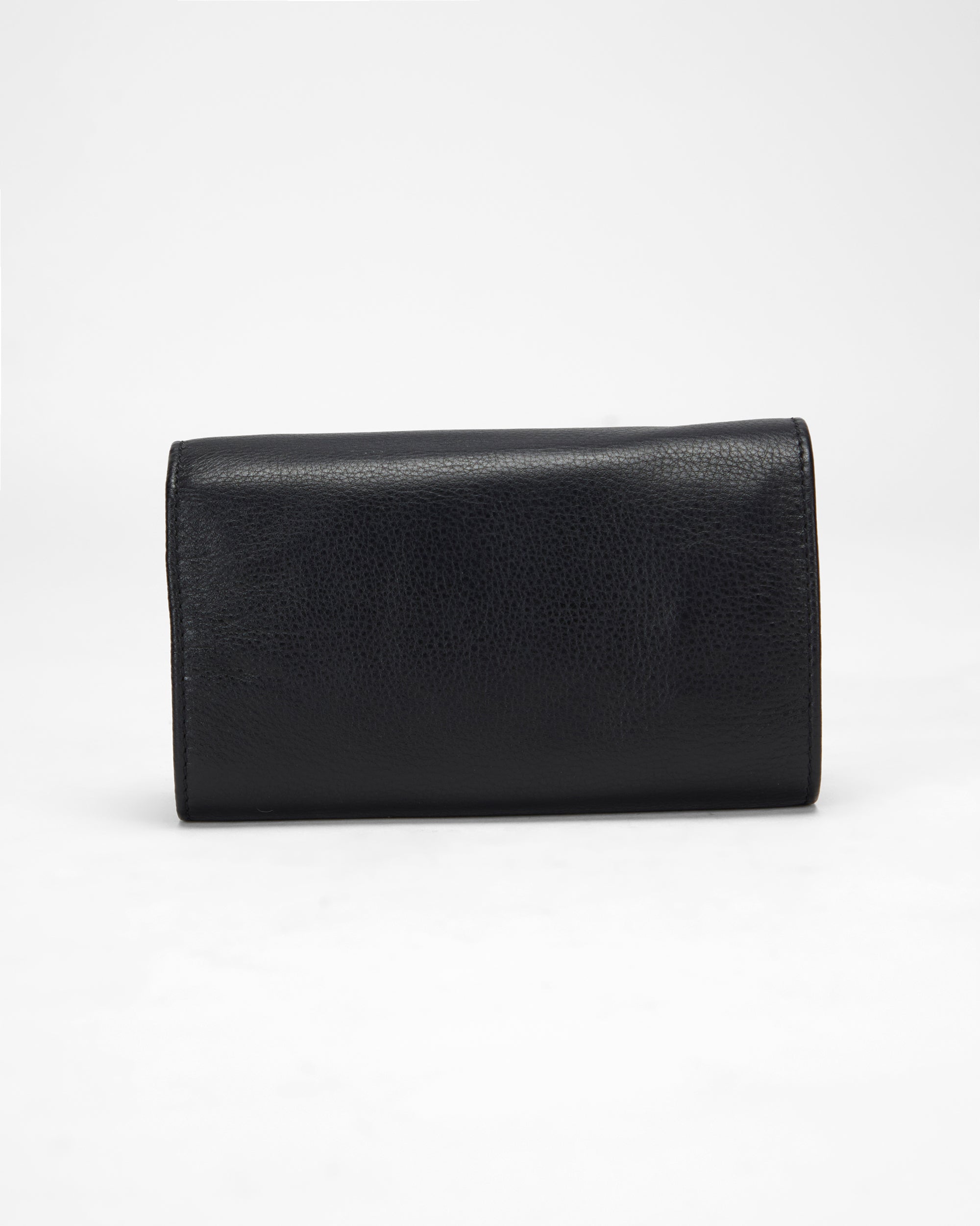 Loyal West CANYON JEWELRY CASE IN CALF LEATHER - BLACK