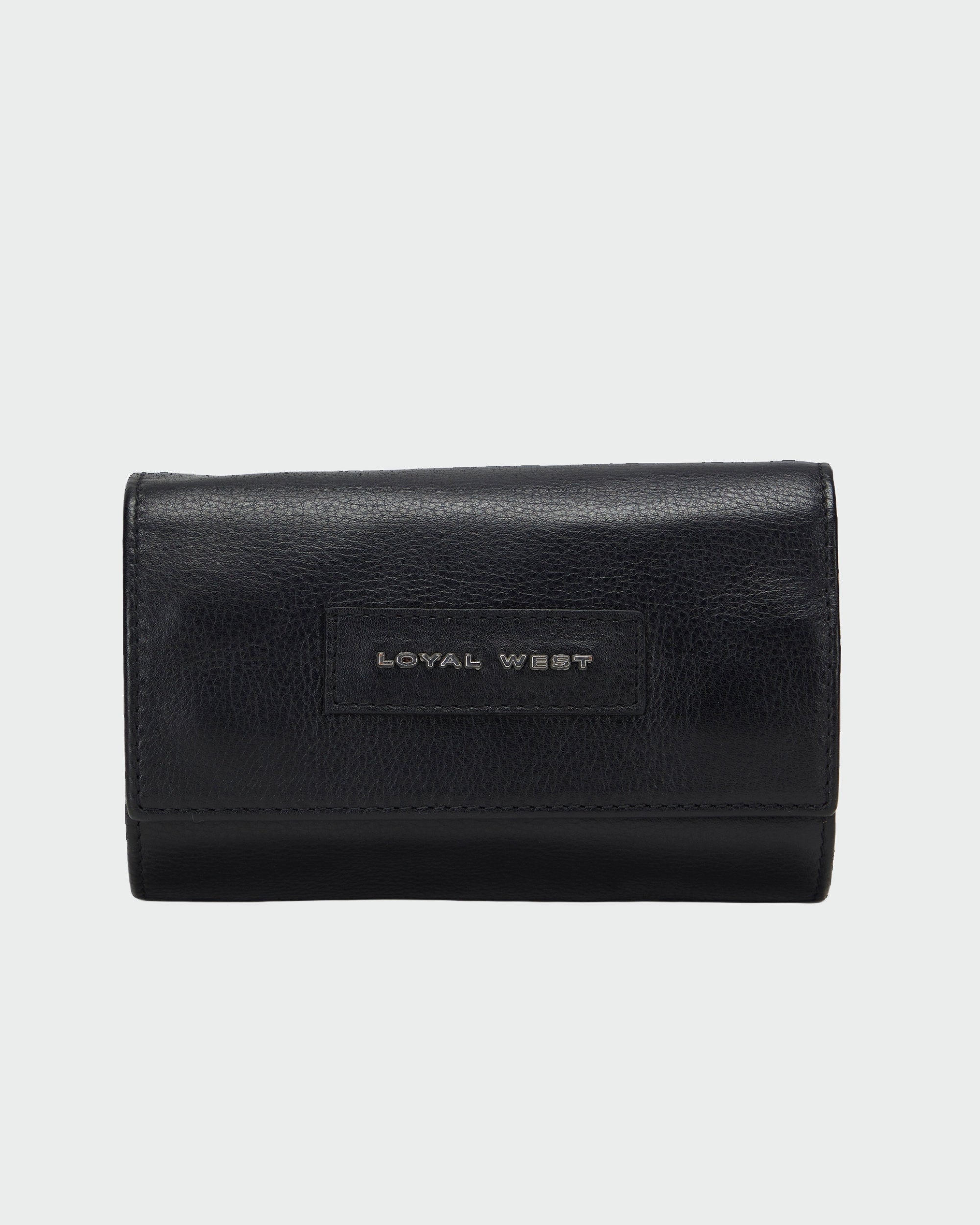 Loyal West CANYON JEWELRY CASE IN CALF LEATHER - BLACK