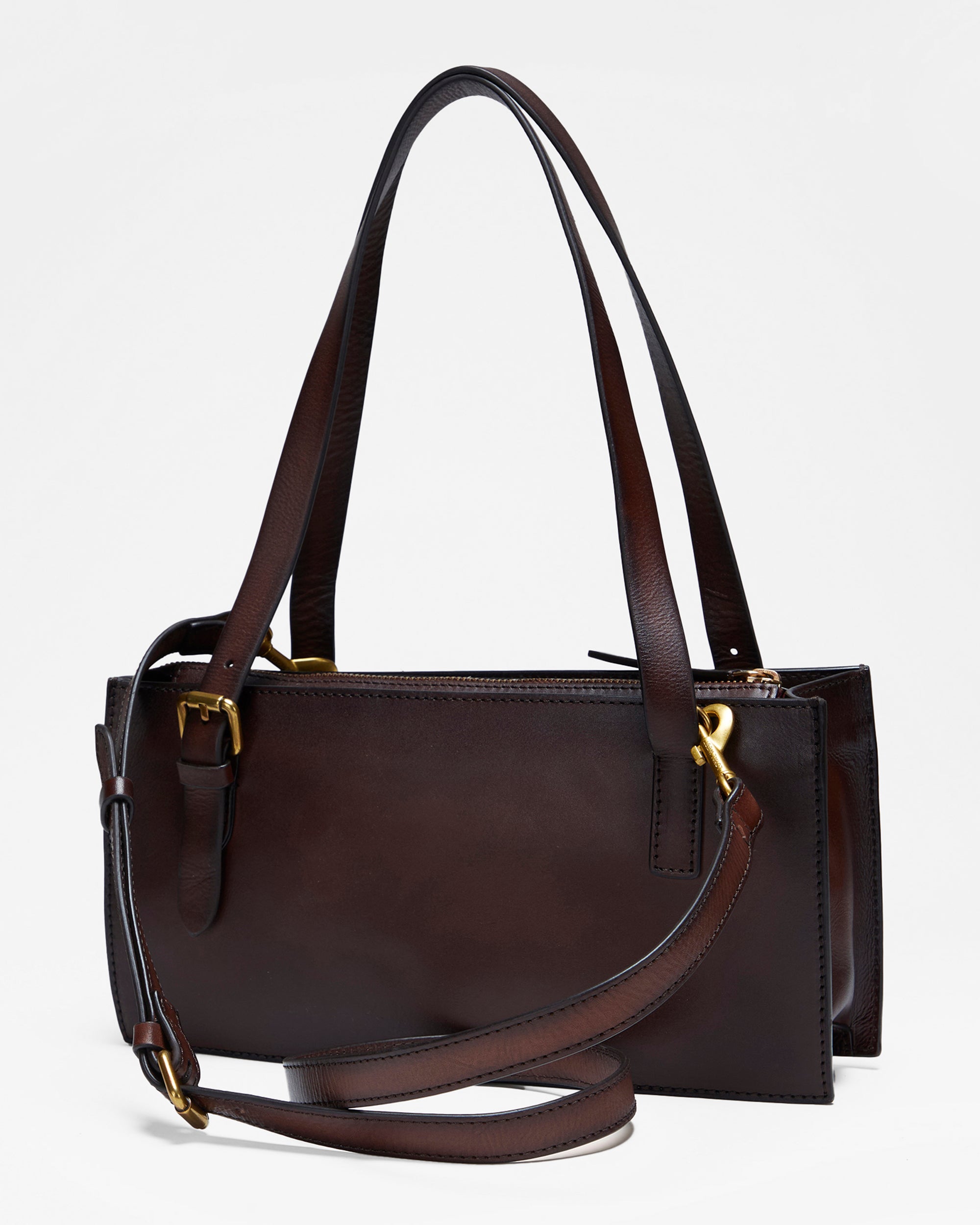 Loyal West MIVVA HANDTOOLED MINI BAG - BRUNETTE LEATHER - Myra USA