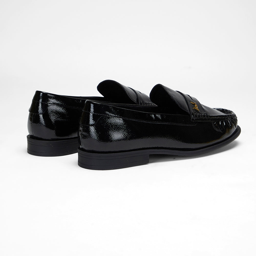 Loyal West LEATHER LOAFERS - BLACK - Myra USA