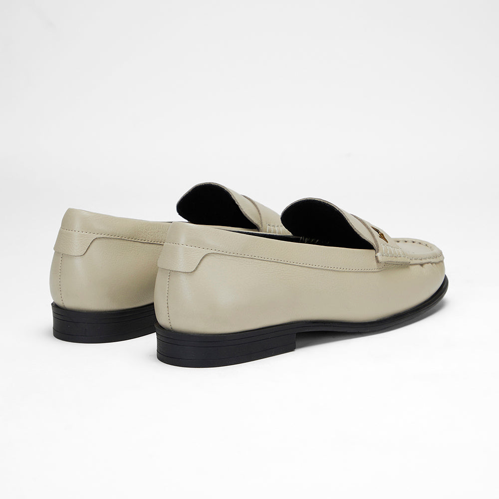 Loyal West LEATHER LOAFERS - WHITE - Myra USA