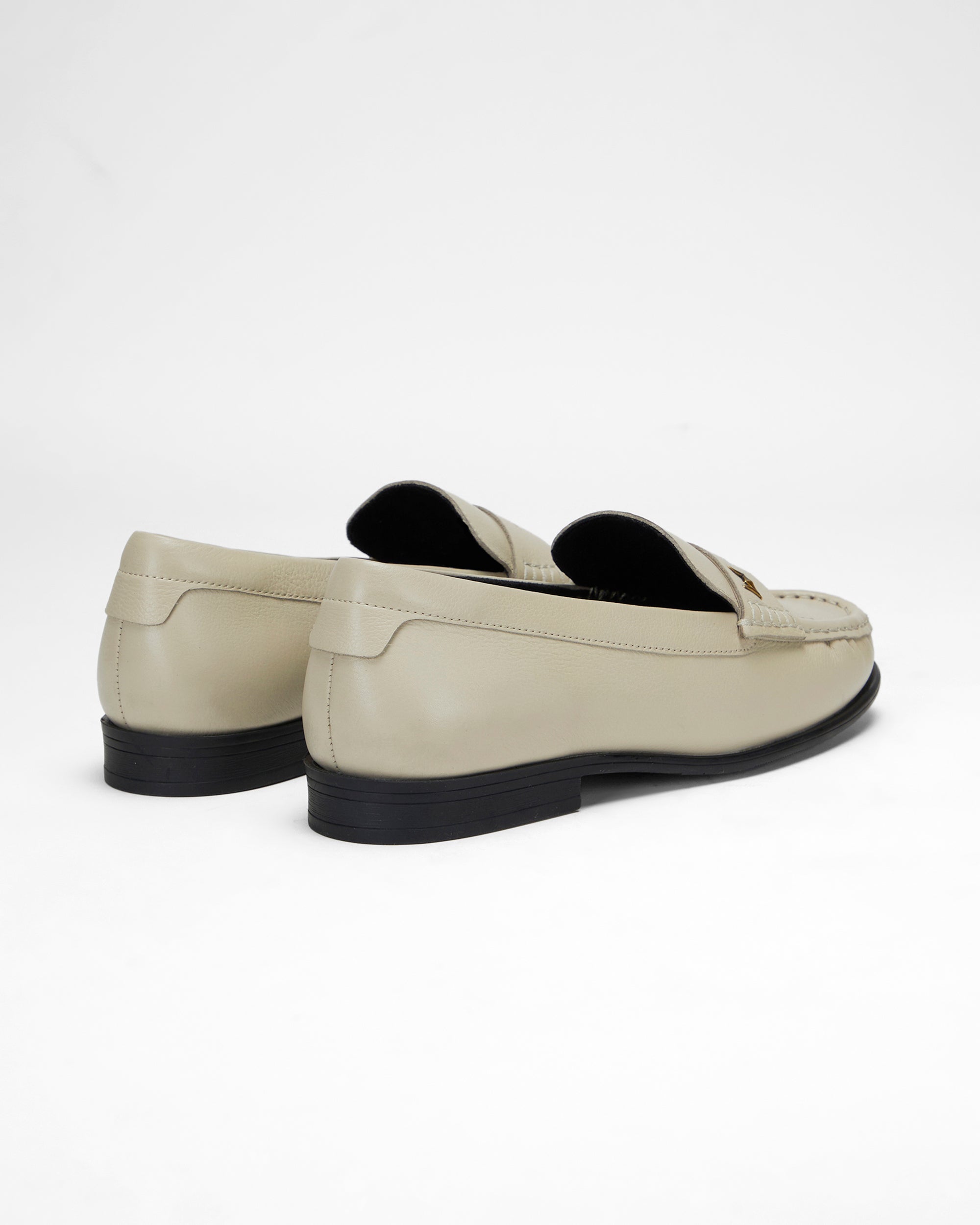 Loyal West LEATHER LOAFERS - WHITE