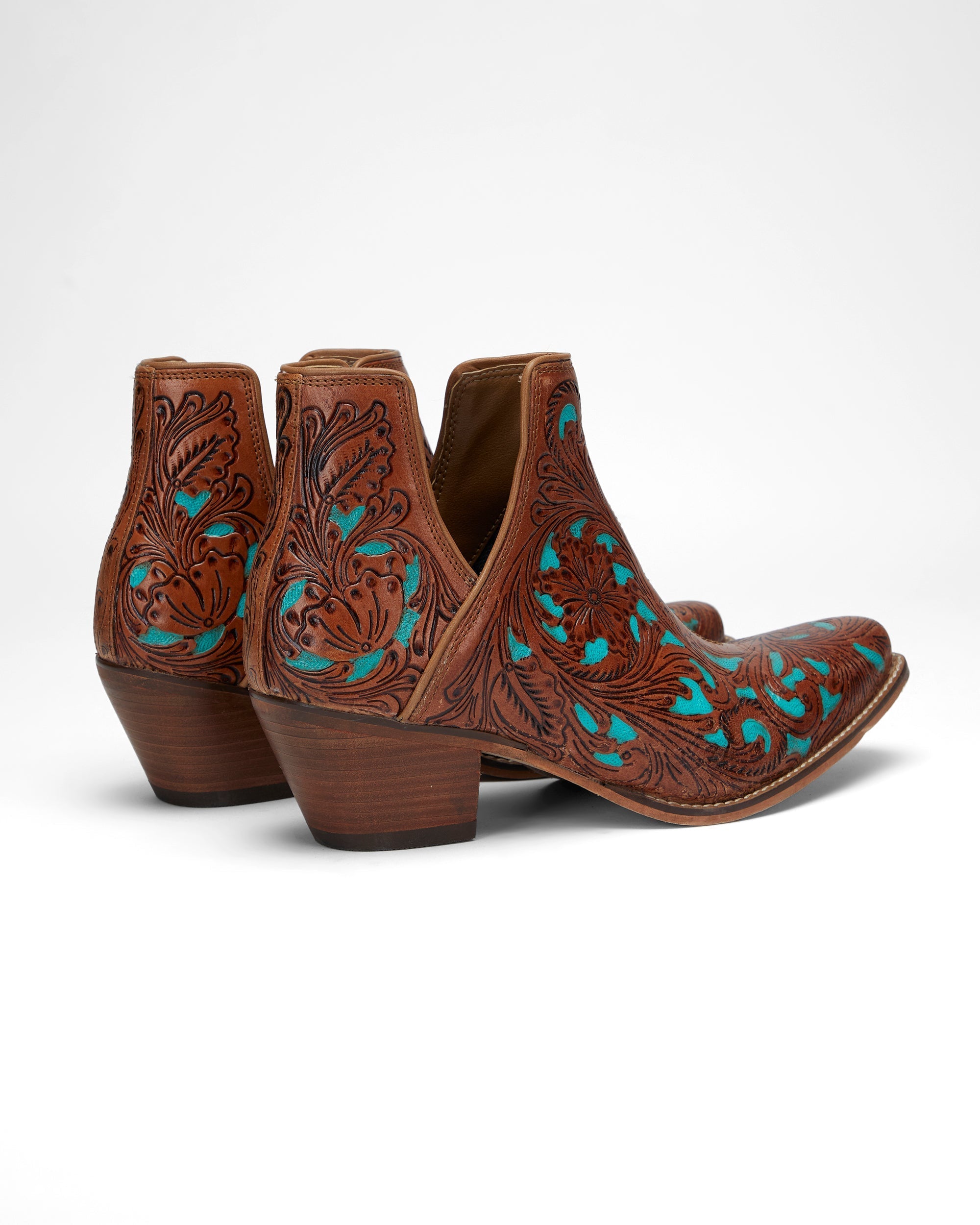 LOYAL WEST X MYRA Handtooled Booties
