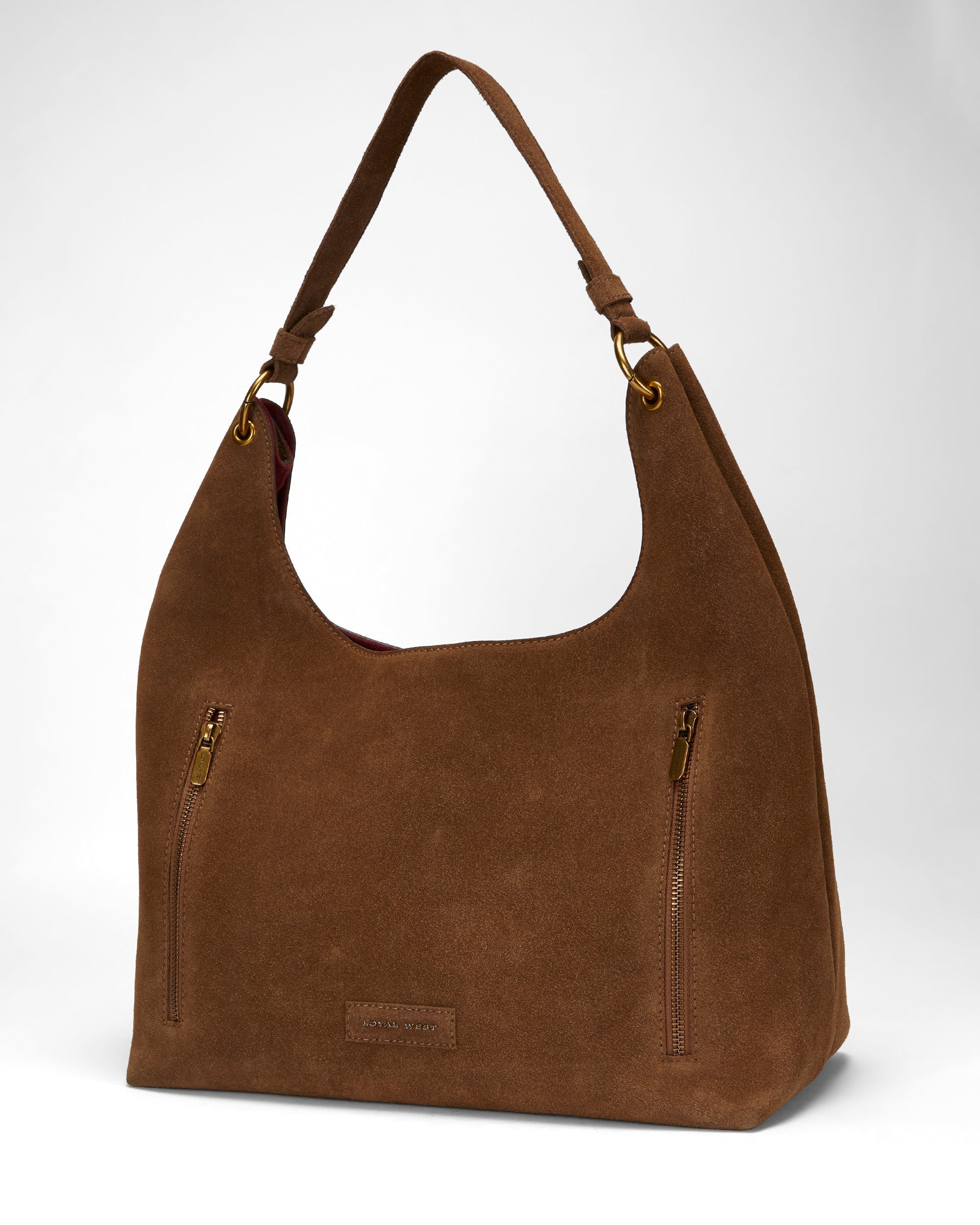 Loyal West LW LARGE PURSE - IN SUEDE LEATHER