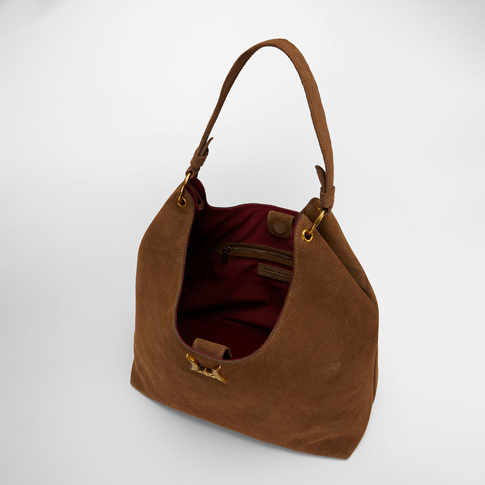 Loyal West LW LARGE PURSE - IN SUEDE LEATHER - Myra USA