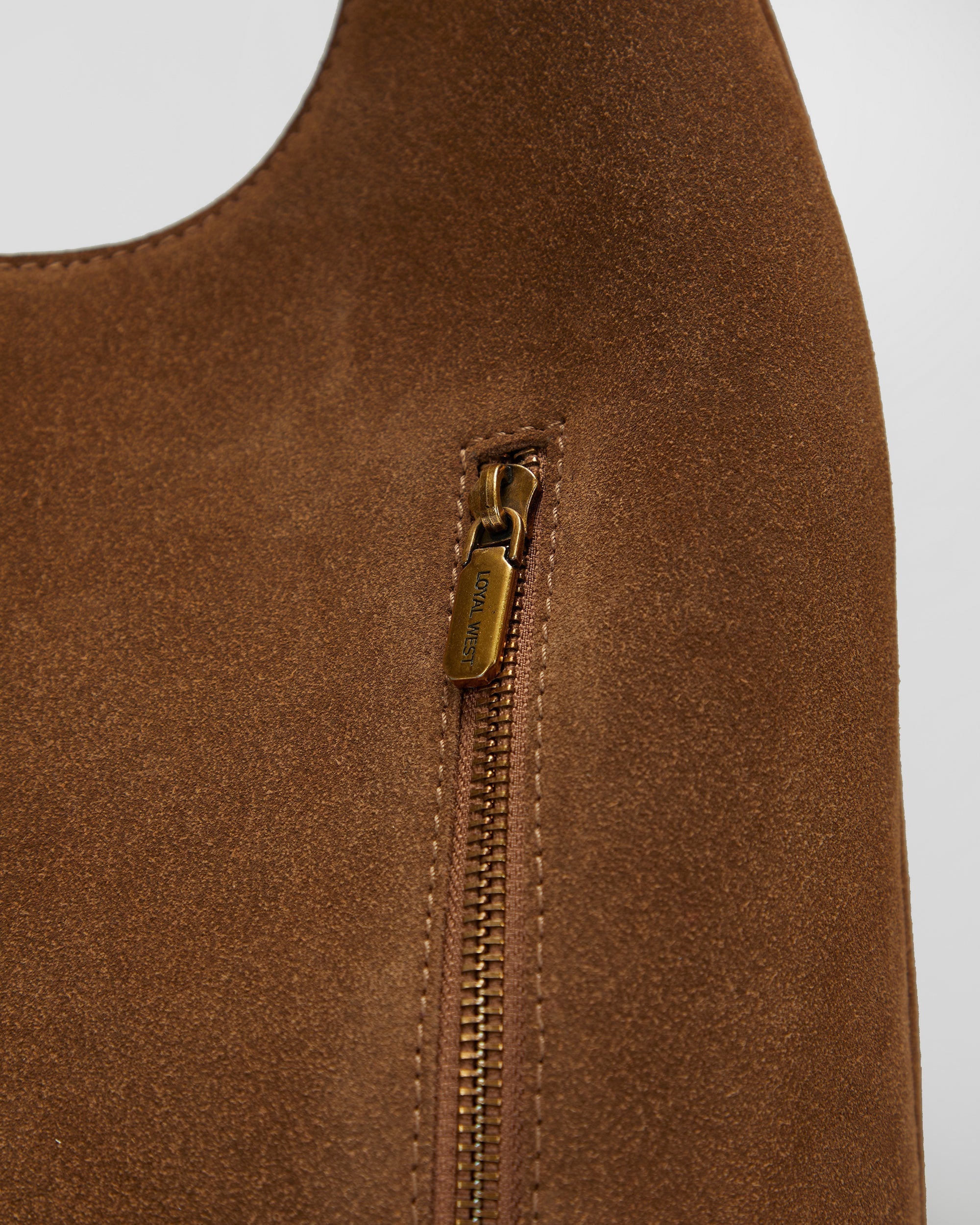 Loyal West LW LARGE PURSE - IN SUEDE LEATHER