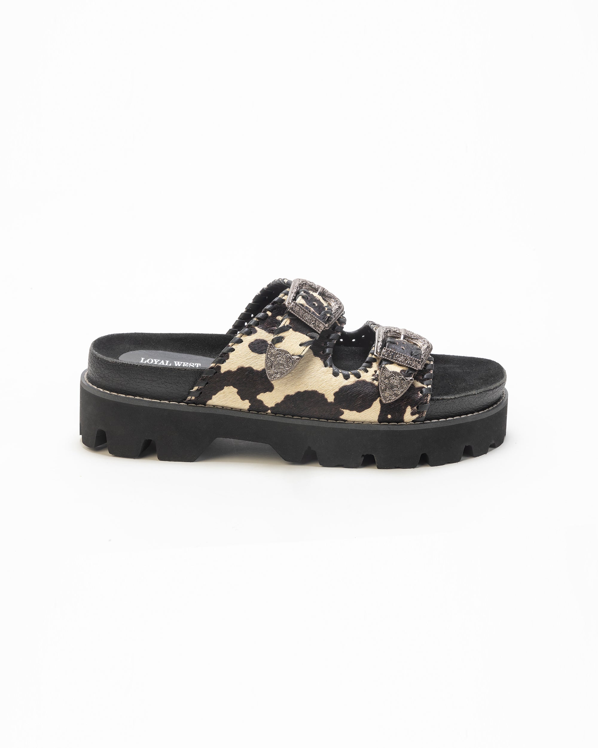 Serena Cowhide Sandals - Myra USA