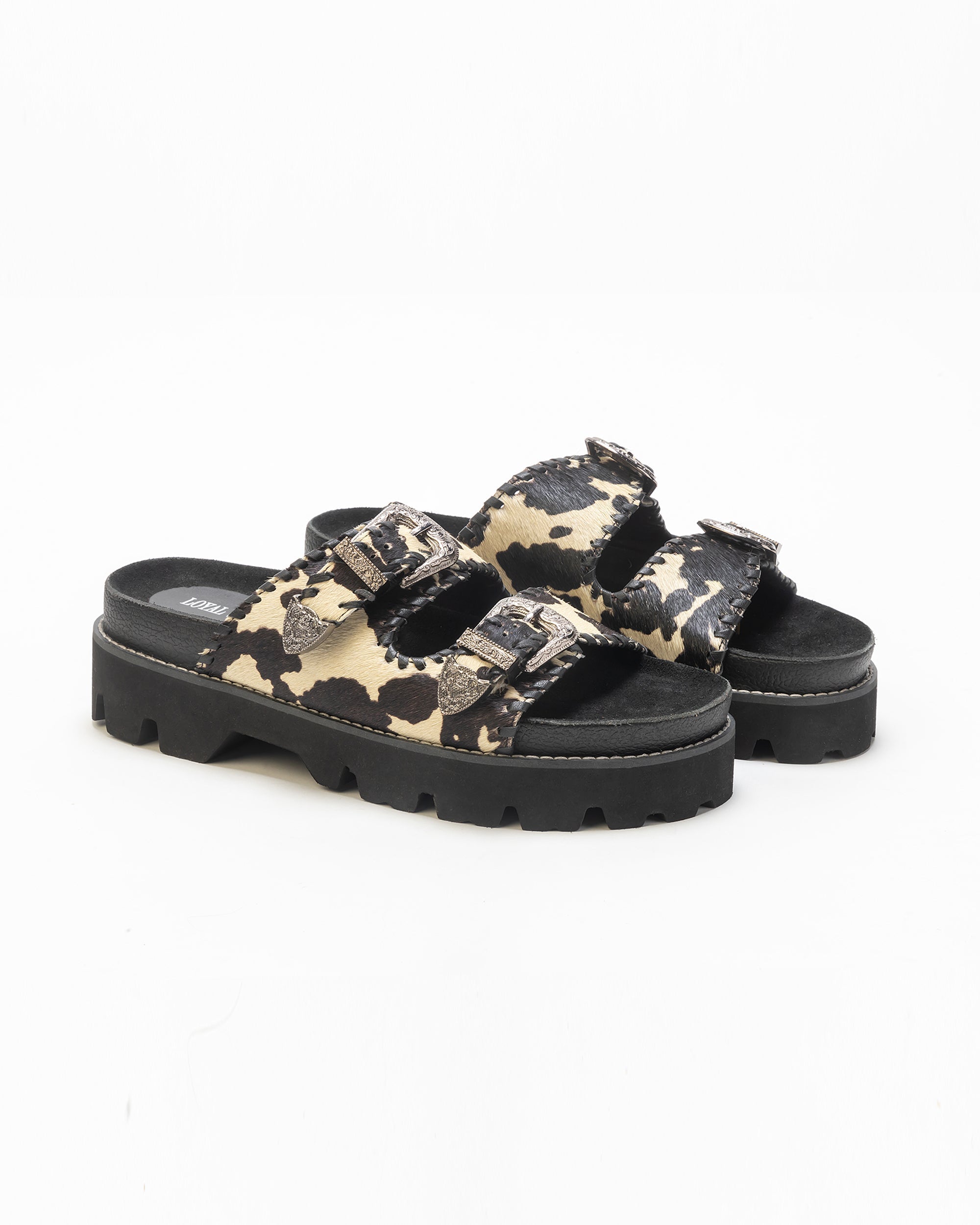 Serena Cowhide Sandals - Myra USA