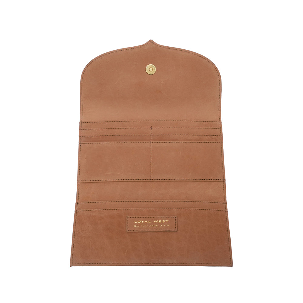 HANDTOOLED GLORIANA WALLET – WHISKEY & WATER - Myra USA
