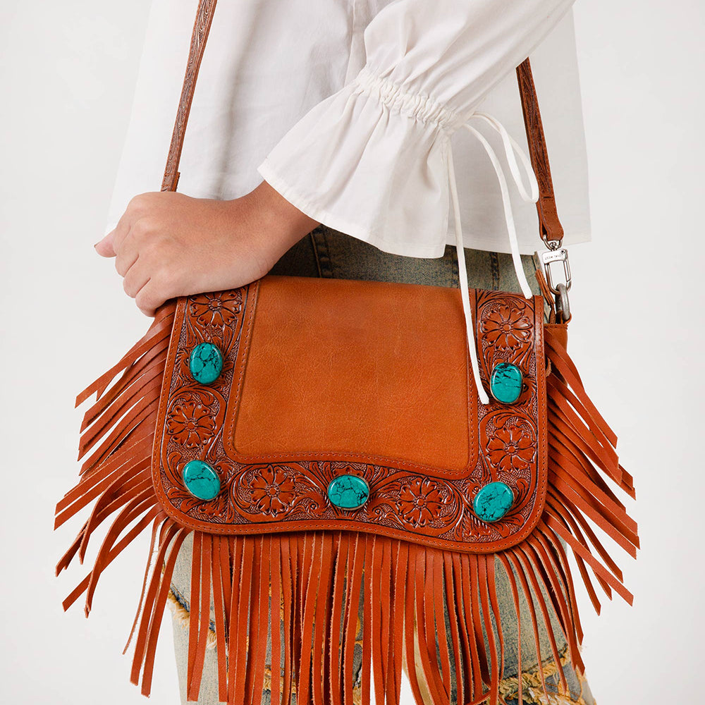 Loyal West Boho Medium Tassle Bag - Myra USA
