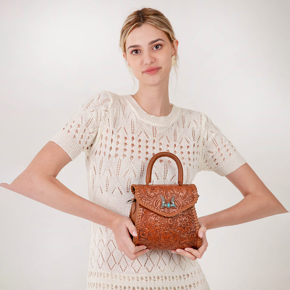 Loyal West Leon Mini Handle Purse - Myra USA