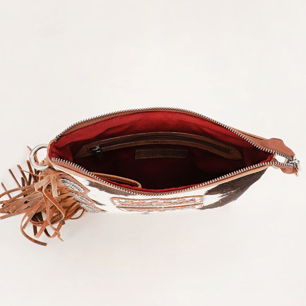 Loyal West Ranch Queen Cowhide Tassle-Bag - Myra USA