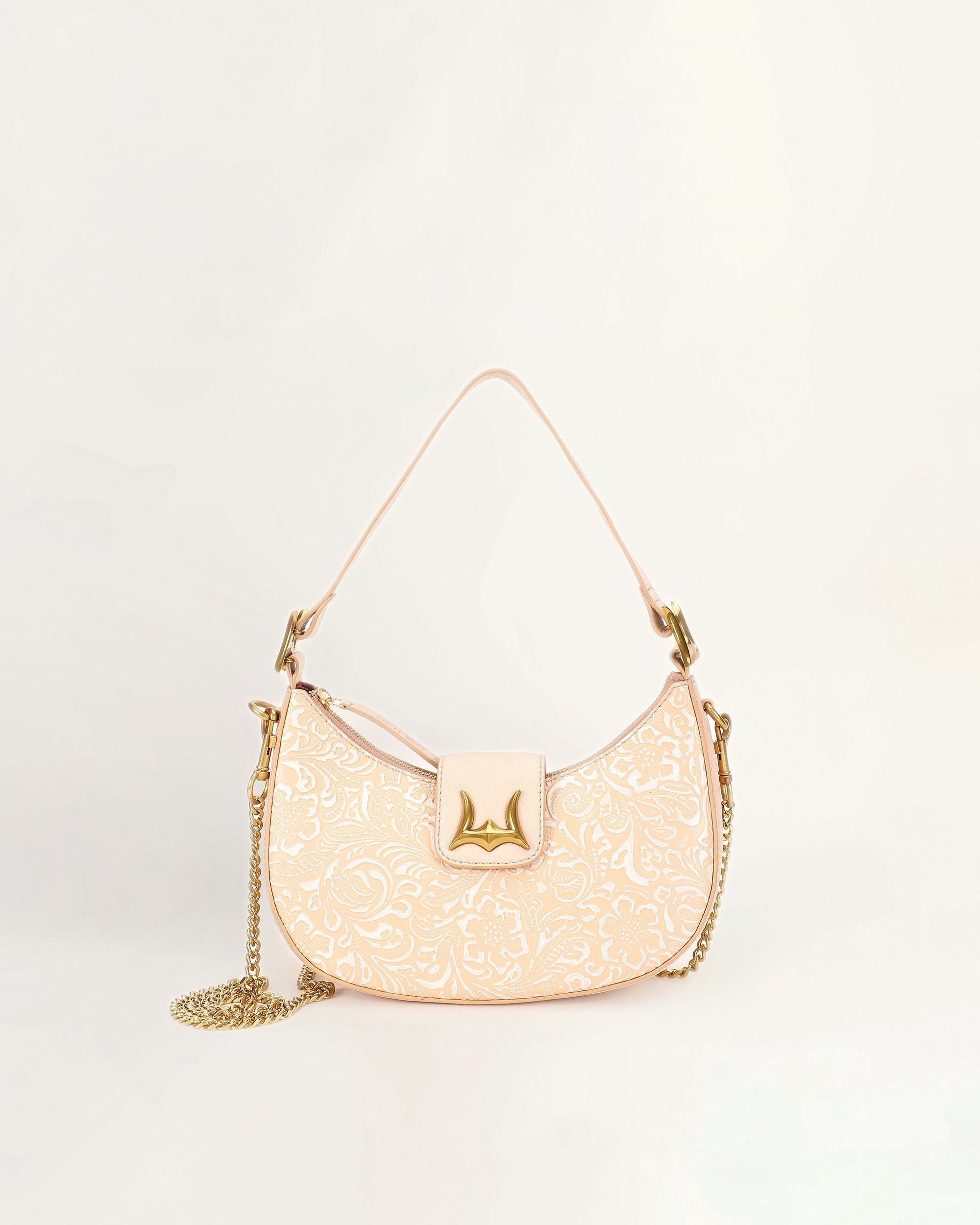 The Embossed Elegance Hobo Bag main image 1