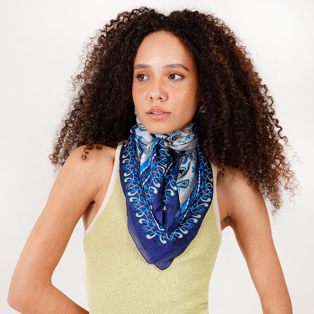 Loyal West Bandana Canyon Silk Scarves
