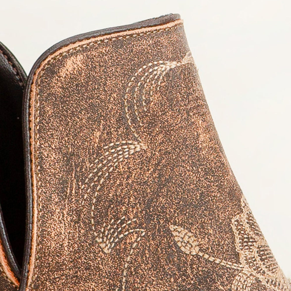 Loyal West South West Booties Brown Calfskin