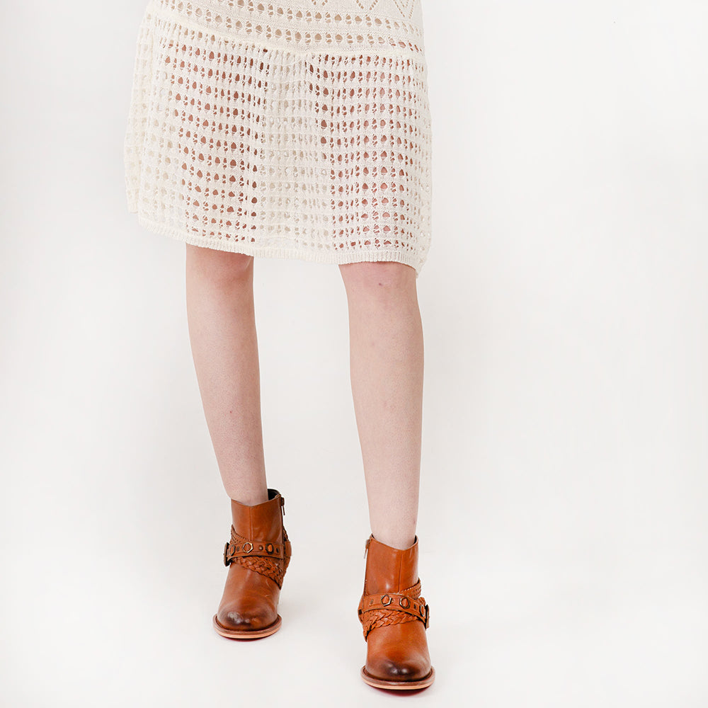 Loyal West Buckle In Ankle Booties & Calfskin