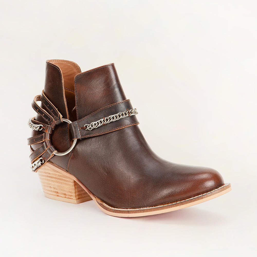 Loyal West Raven Vanyon Booties In Calfskin - Myra USA