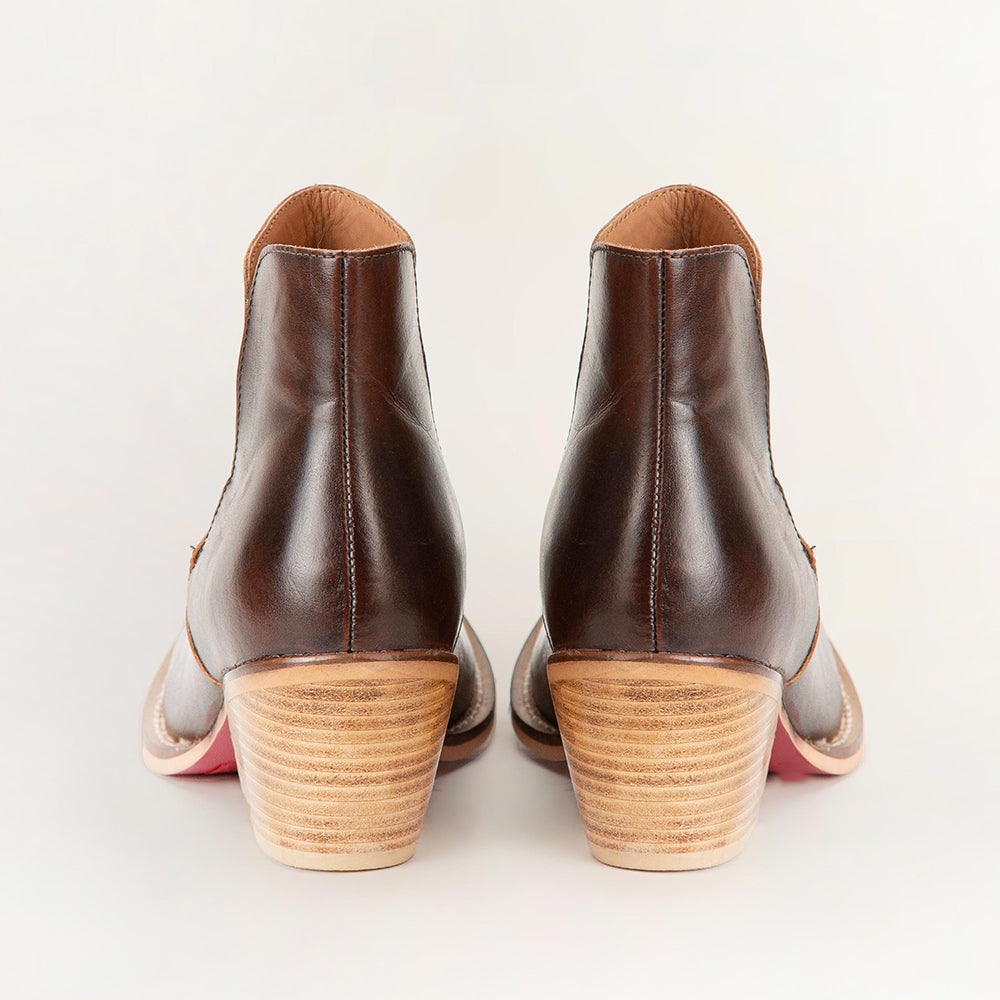 Loyal West Raven Vanyon Booties In Calfskin - Myra USA