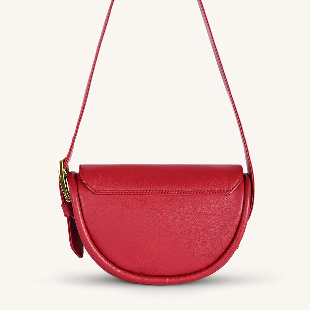 Mira & Moss Sophia Shoulder Bag - Garnet Red - Myra USA