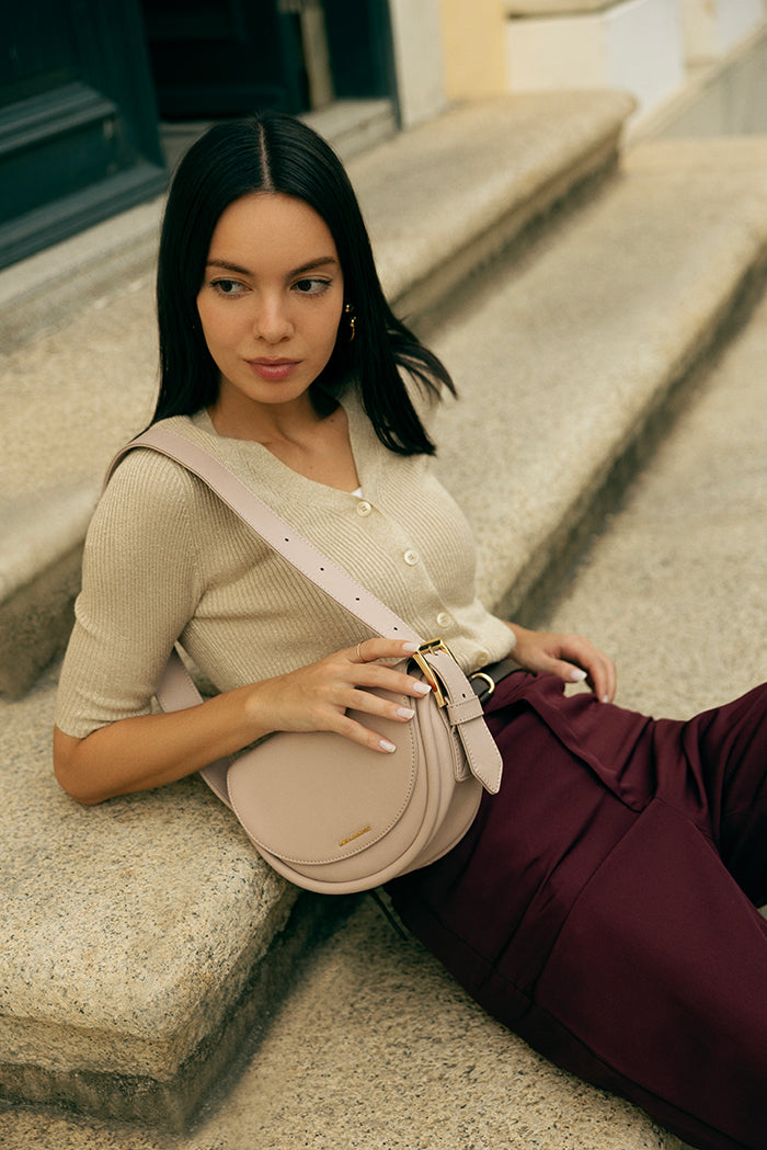 Mira & Moss Sophia Shoulder Bag - Transcendent Pink - Myra USA