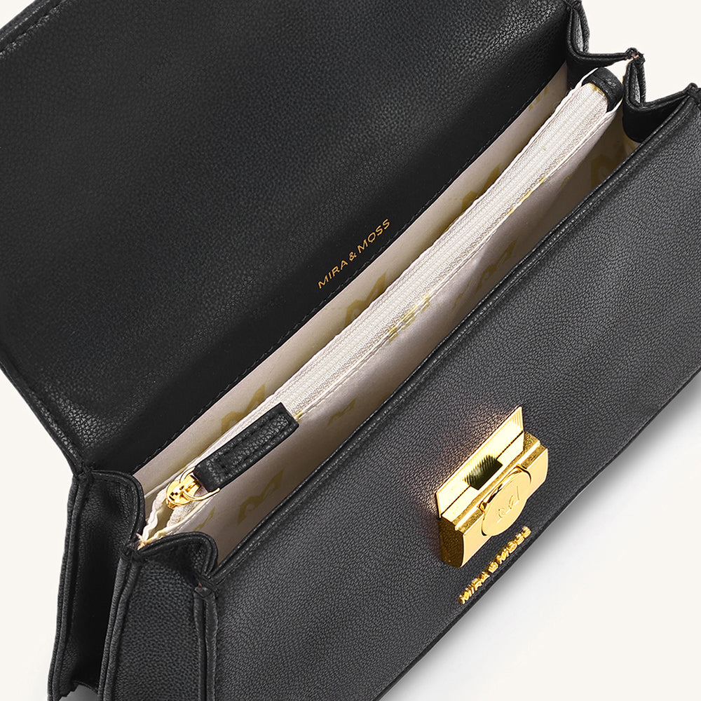 Mira & Moss Novelle Shoulder Bag - Black - Myra USA
