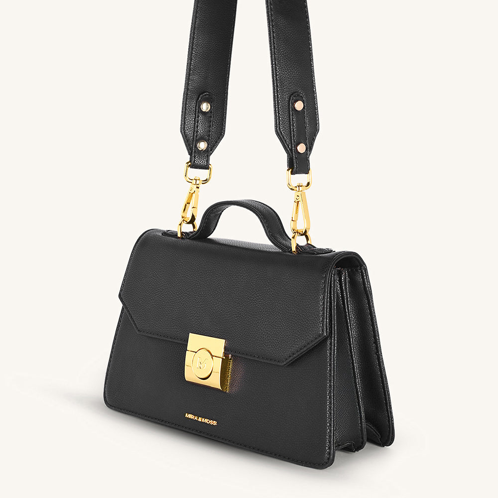 Mira & Moss Novelle Shoulder Bag - Black - Myra USA