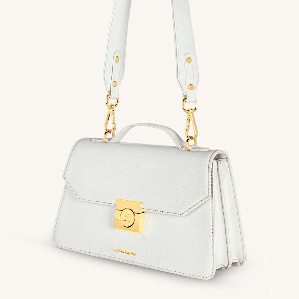 Mira & Moss Novelle Shoulder Bag - Ivory - Myra USA