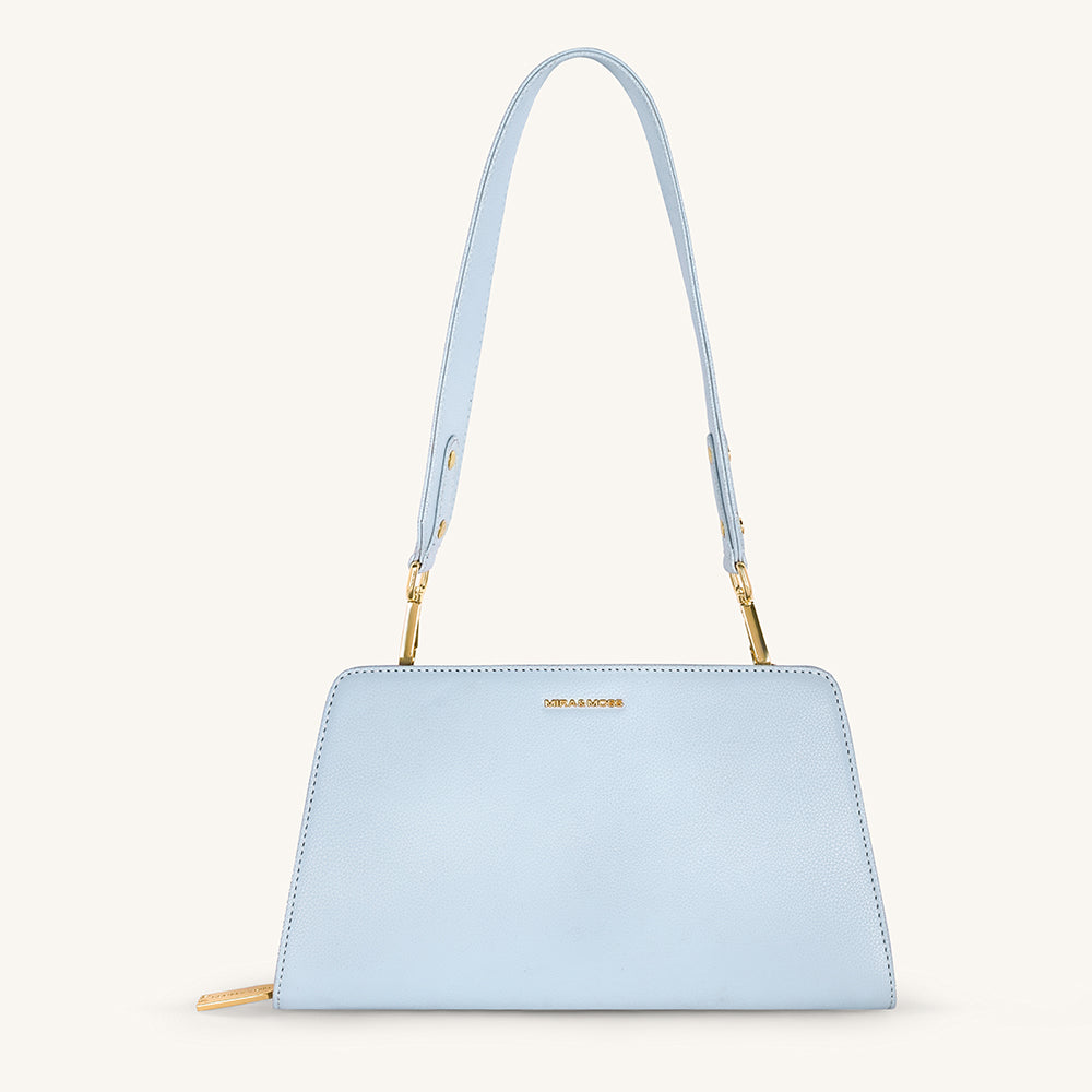 Mira & Moss Solenne Shoulder Bag - Ice Blue - Myra USA