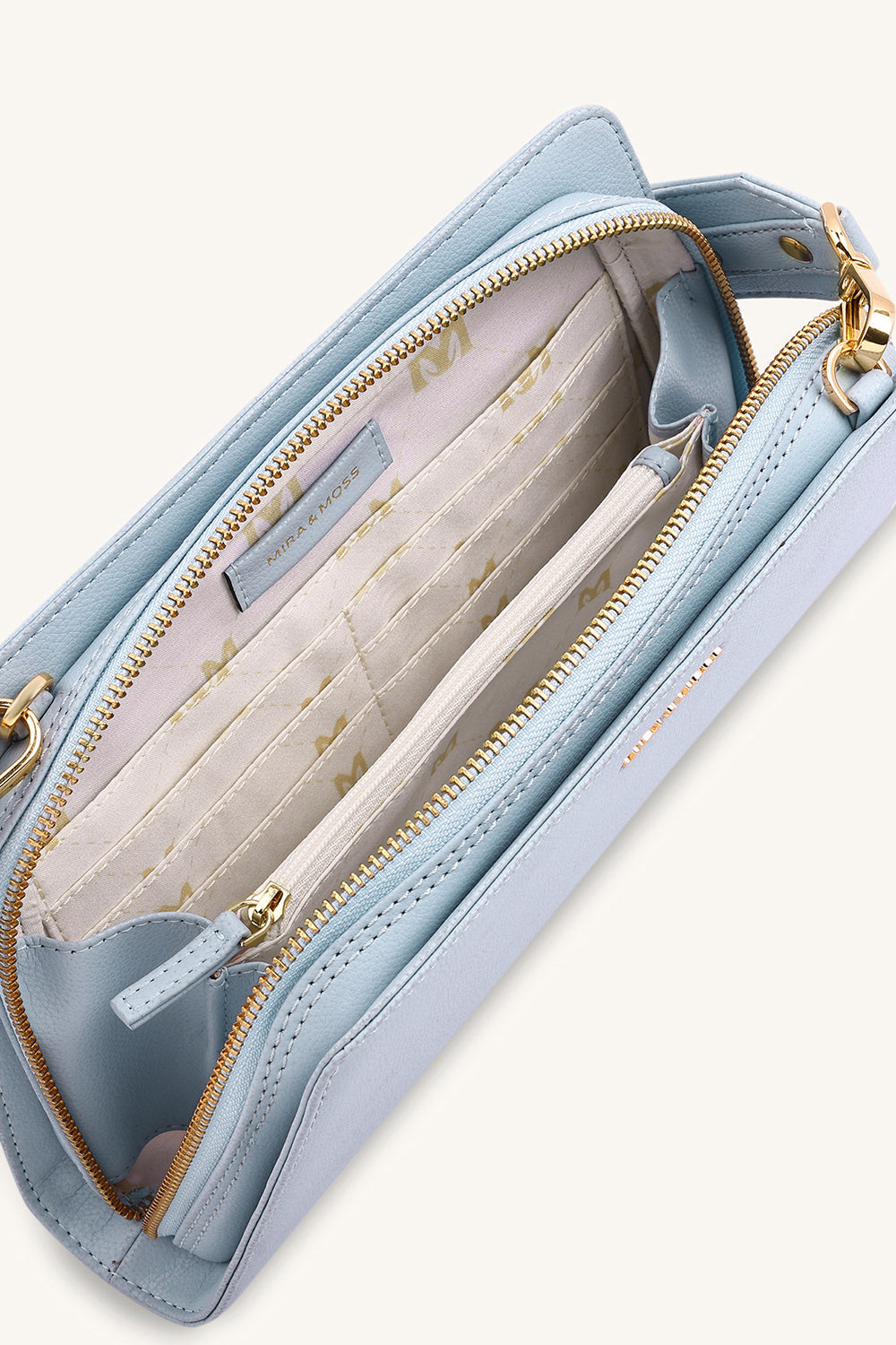 Mira & Moss Solenne Shoulder Bag - Ice Blue - Myra USA