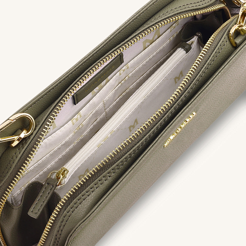 Mira & Moss Solenne Shoulder Bag - Burnt Olive - Myra USA