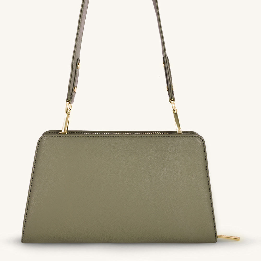 Mira & Moss Solenne Shoulder Bag - Burnt Olive - Myra USA