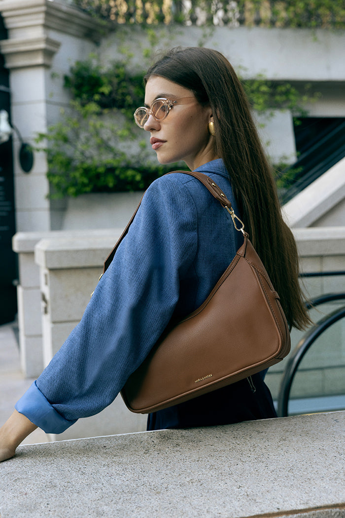 Mira & Moss Celeste Shoulder Bag - Tan - Myra USA