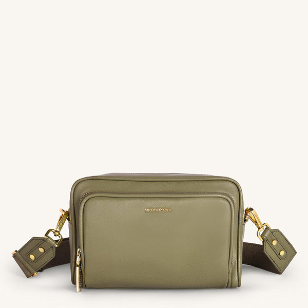 Mira & Moss Lucienne Crossbody Bag - Burnt Olive - Myra USA
