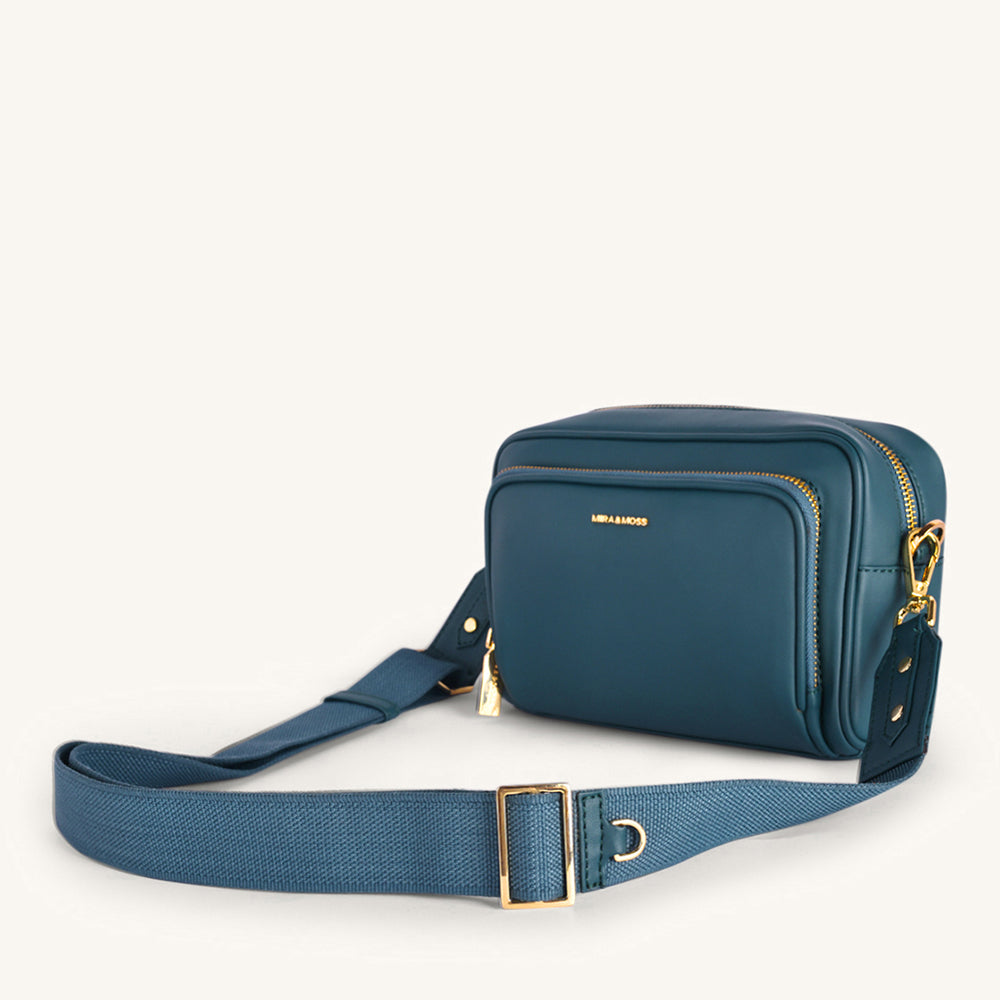 Mira & Moss Lucienne Crossbody Bag - Pine Teal - Myra USA