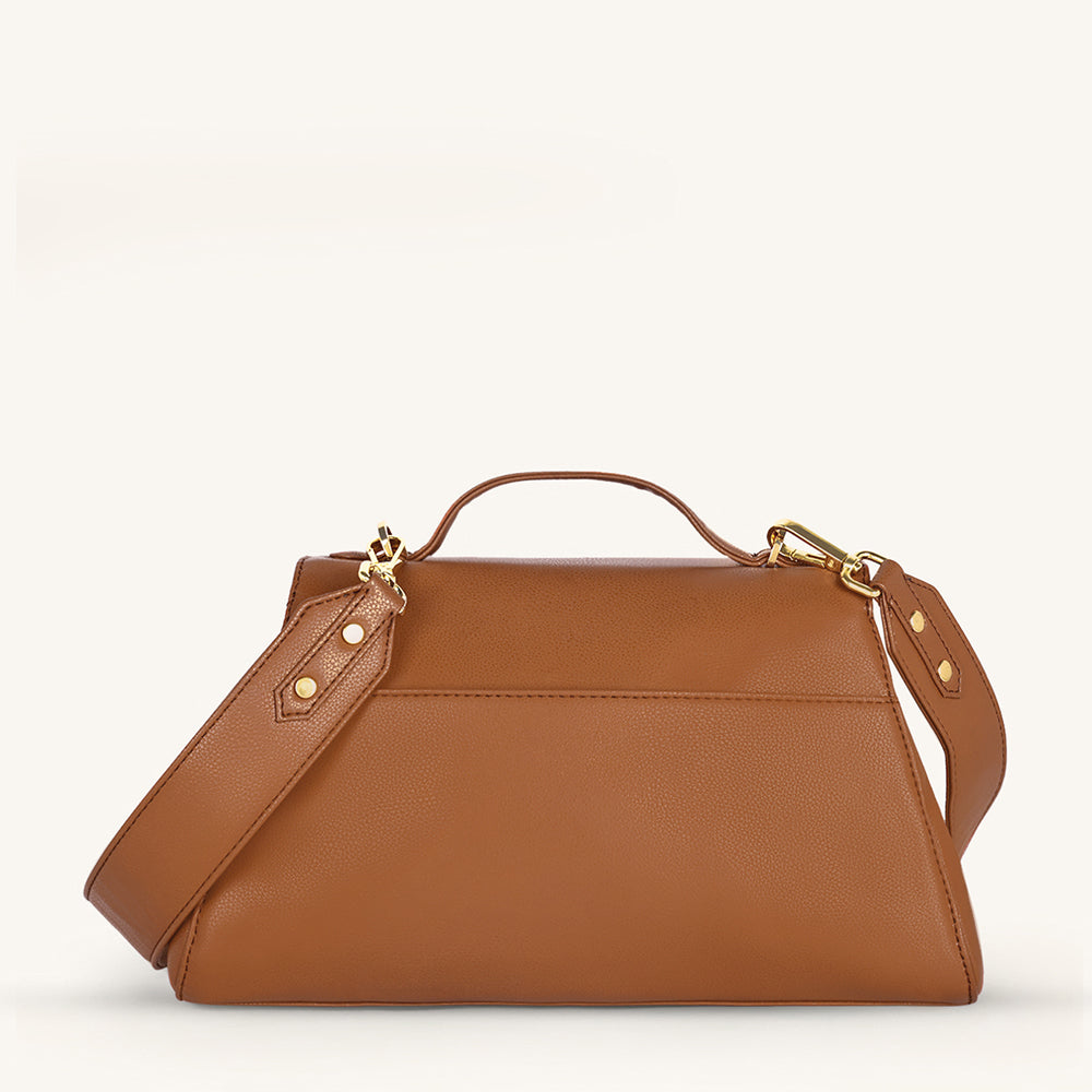 Mira & Moss Vivienne Classic Crossbody Bag - Tan - Myra USA