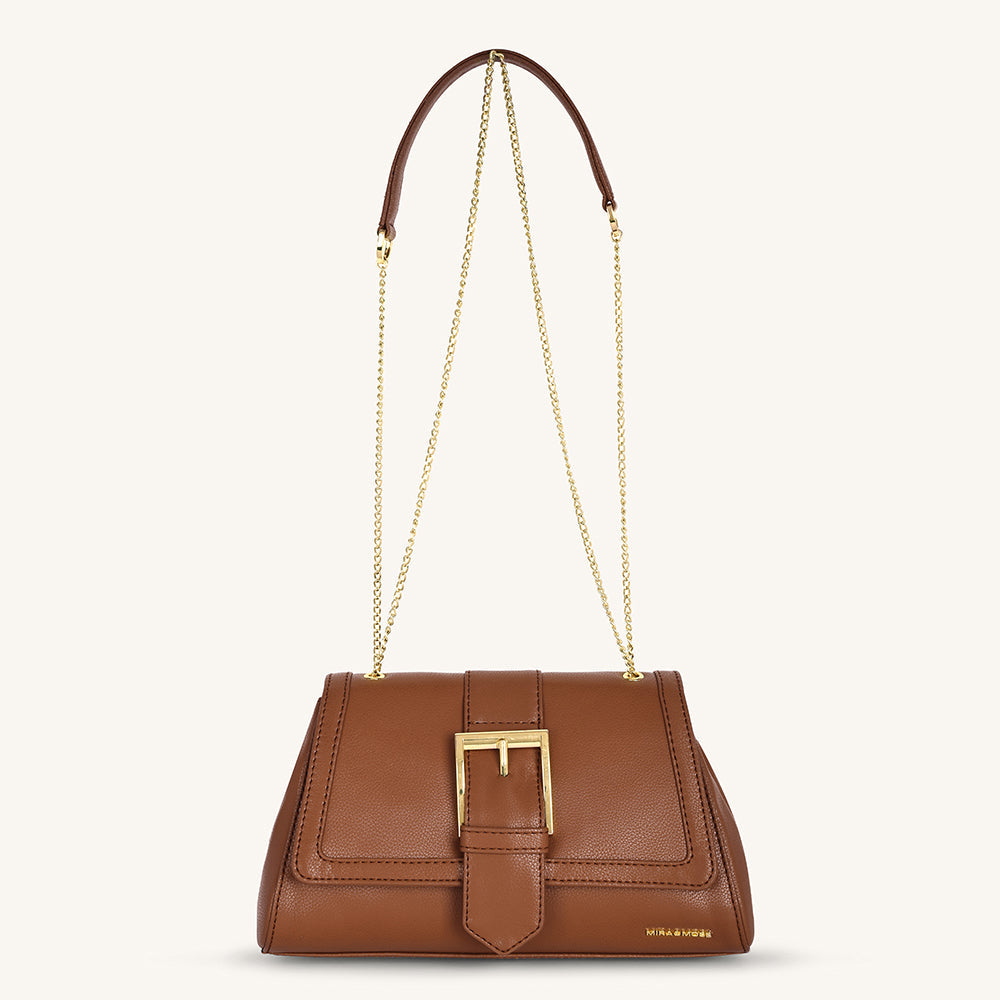 Mira & Moss Adrienne Crossbody Bag - Tan - Myra USA