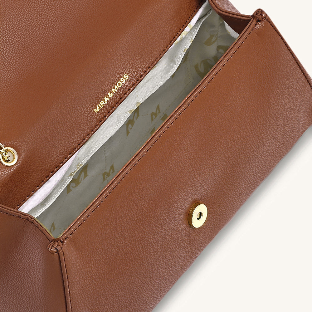 Mira & Moss Adrienne Crossbody Bag - Tan - Myra USA