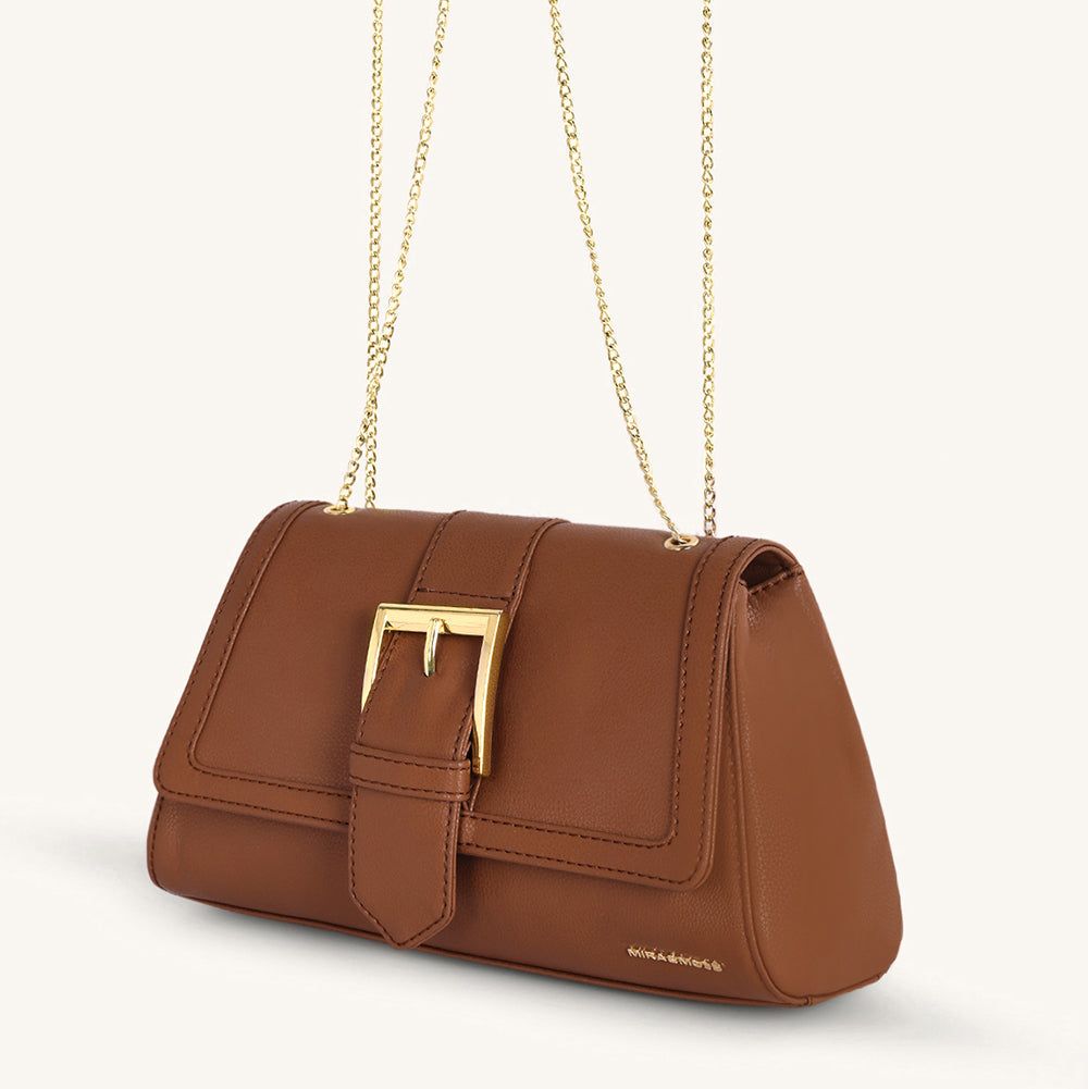 Mira & Moss Adrienne Crossbody Bag - Tan - Myra USA