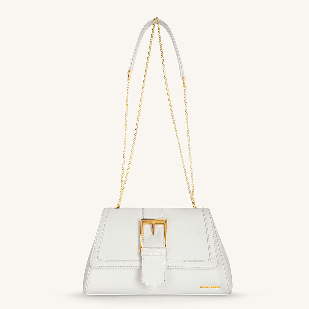 Mira & Moss Adrienne Crossbody Bag - Ivory - Myra USA