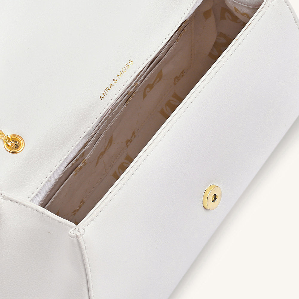 Mira & Moss Adrienne Crossbody Bag - Ivory - Myra USA
