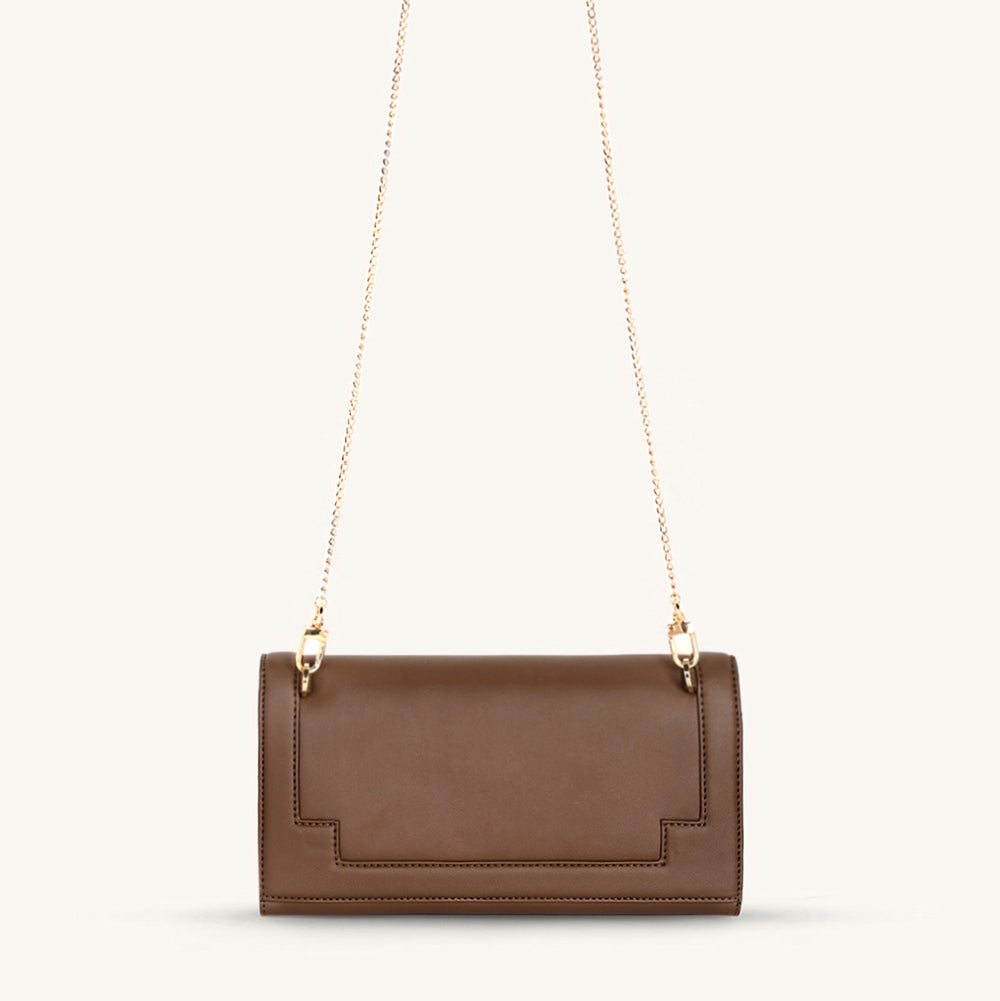 Mira & Moss Delphine Crossbody Bag - Chocolate Latte - Myra USA