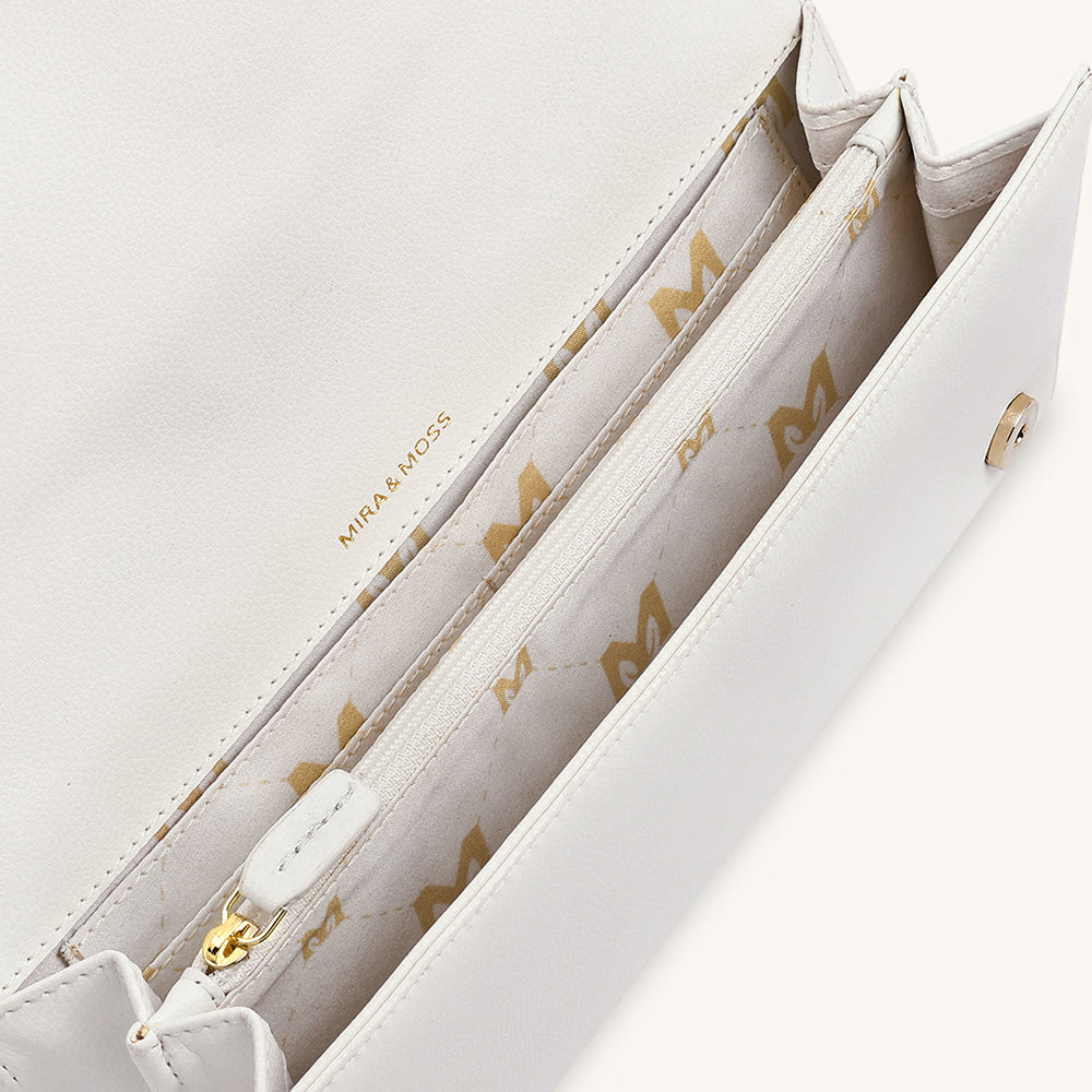 Mira & Moss Delphine Crossbody Bag - Ivory - Myra USA