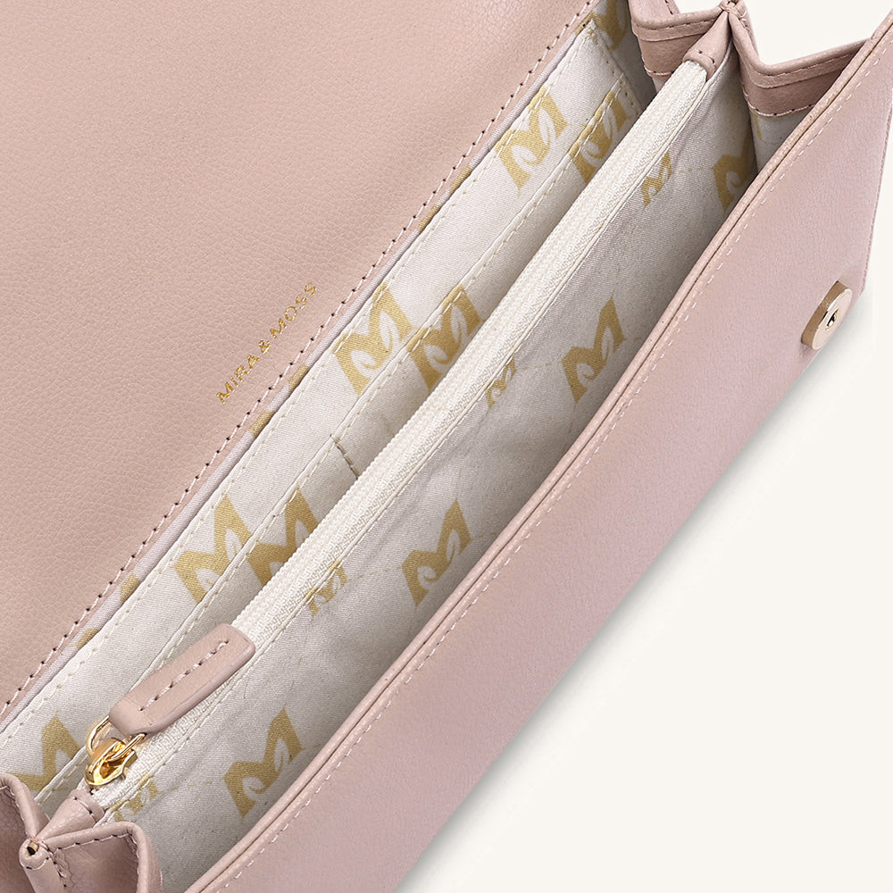 Mira & Moss Delphine Crossbody Bag - Transcendent Pink - Myra USA