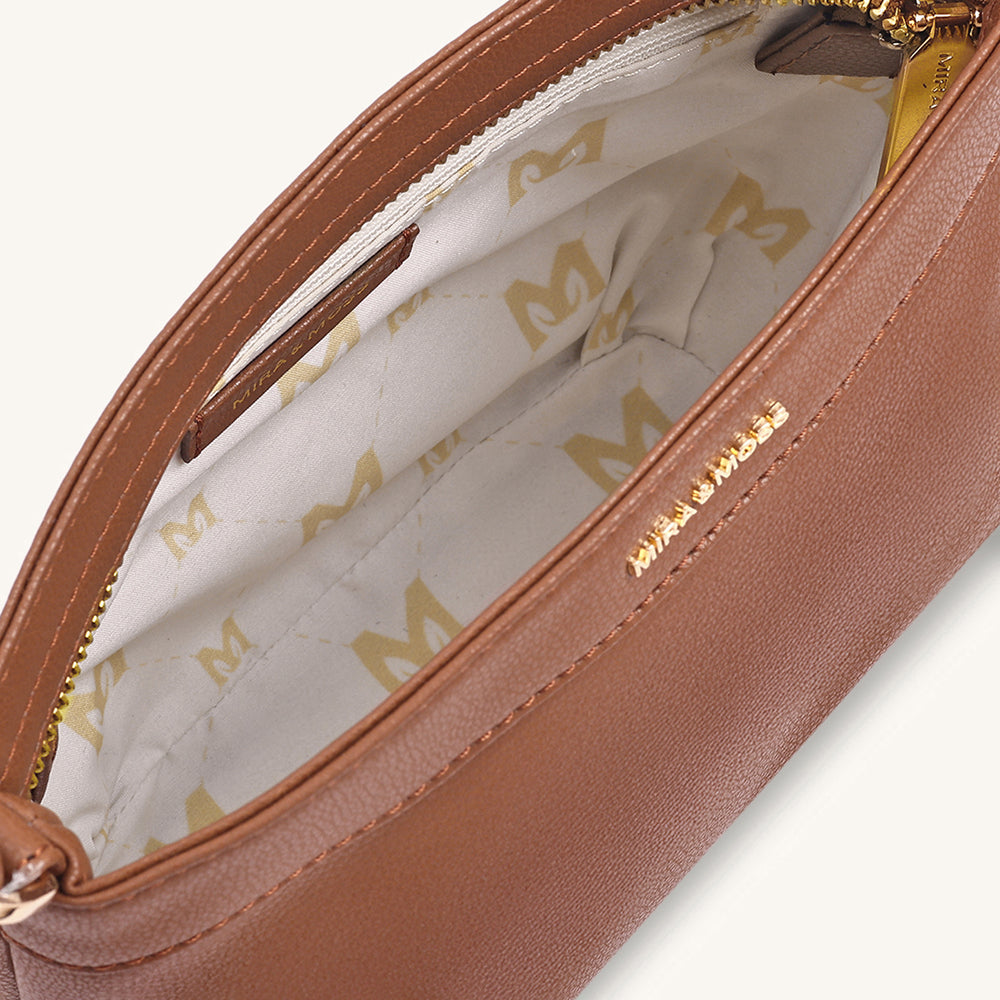Mira & Moss Emma Crossbody Bag - Tan - Myra USA