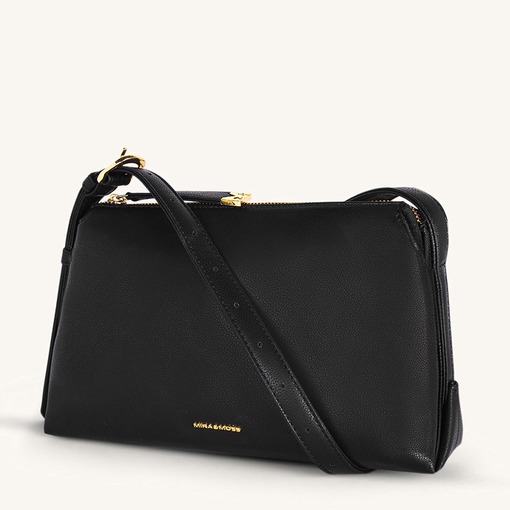 Mira & Moss Audrey Crossbody Bag - Black - Myra USA