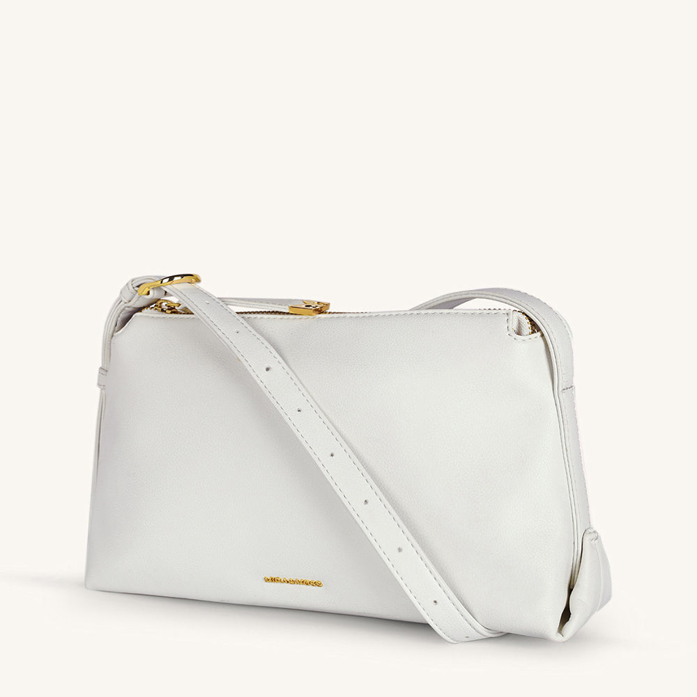 Mira & Moss Audrey Crossbody Bag - Ivory - Myra USA